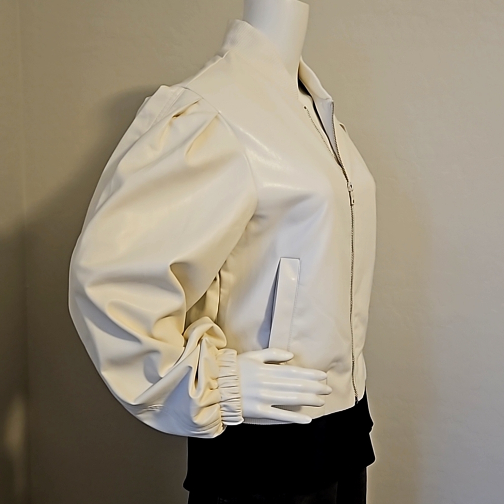 NWT faux leather jacket - Picture 3 of 5
